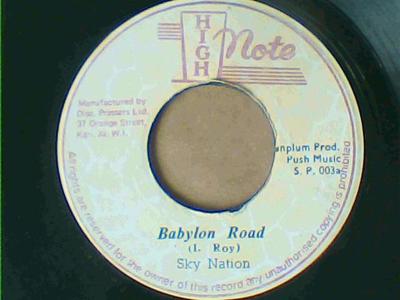 Babylon road/version-sky nation-high note records-7"-vg
