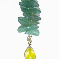 (B) Hair Jewelry/Green Jade Chips