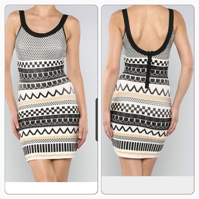 Printed Bandage Dress