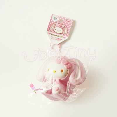 Super rare jumbo hello kitty in a bunny costume squishy - licensed sanrio - Thumbnail 4