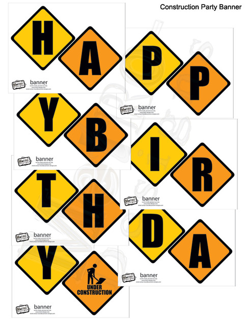 Construction Party - Digital File