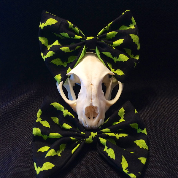 Gone Batty Fabric Bows