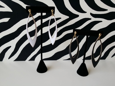Oval Drop Earrings