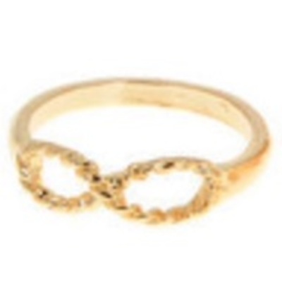 Infinity midi ring/above the knuckle ring