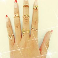 "Futuristic Mermaid" Midi Ring/Above the Knuckle Ring - Thumbnail 2