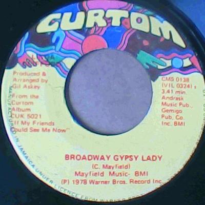 Broadway gypsy lady/c maryfield/warner bros records inc/7"/vg