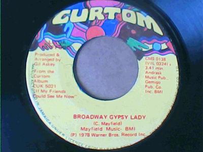 Broadway gypsy lady/c maryfield/warner bros records inc/7"/vg