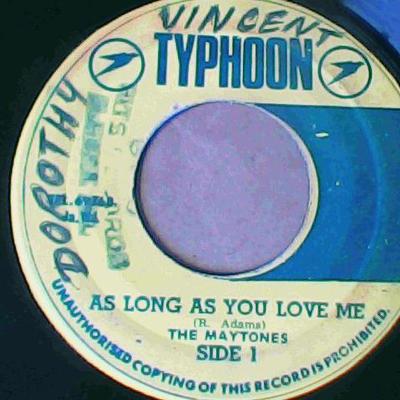As long as you love me/version-the maytones-typhpoon records-7"-vg