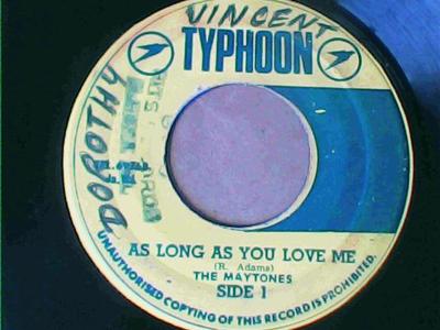 As long as you love me/version-the maytones-typhpoon records-7"-vg