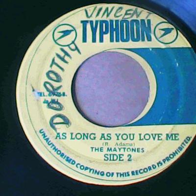 As long as you love me/version-the maytones-typhpoon records-7"-vg