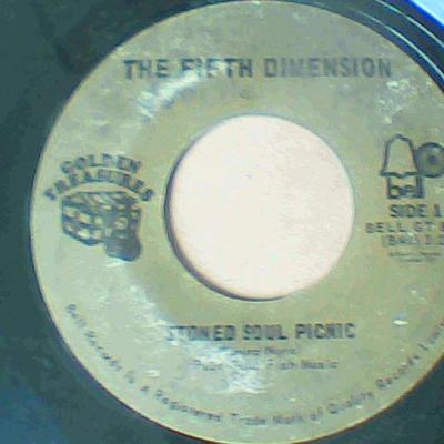 Stoned soul picnic/sweet blindness-the fifth dimension-golden treasures records-7"-vg