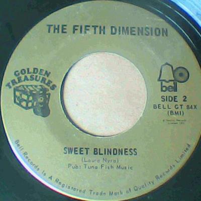 Stoned soul picnic/sweet blindness-the fifth dimension-golden treasures records-7"-vg