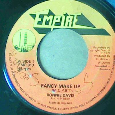 Woo baby i love your ways/fancy make up-ronnie davis & joy white/ronnie davis-empire records-7"-vg