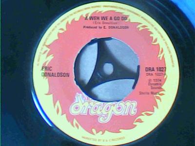 A wey we a go do/version-eric donaldson-dragon records-7"-vg