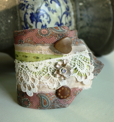 Tattered Victorian Kneck Tie Cuff TV1416