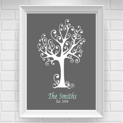 11"x14" family tree poster print / wall art - Thumbnail 5