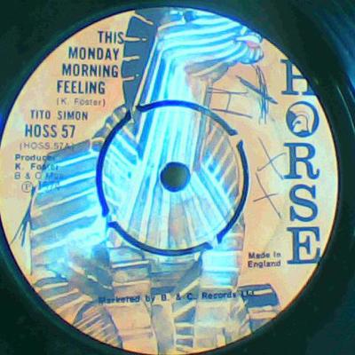 This monday morning feeling/count the hours-tito simon-horse records-7"-vg
