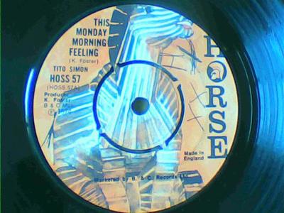 This monday morning feeling/count the hours-tito simon-horse records-7"-vg