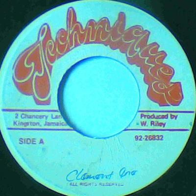 Want the agony/version-clement irie-techniques records-7"-vg
