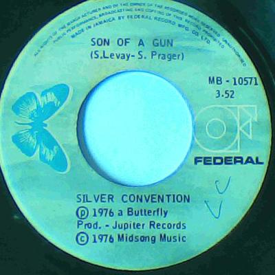 Son of a gun/get up and boogie-silver convention-federal records-7"-vg