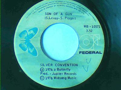 Son of a gun/get up and boogie-silver convention-federal records-7"-vg