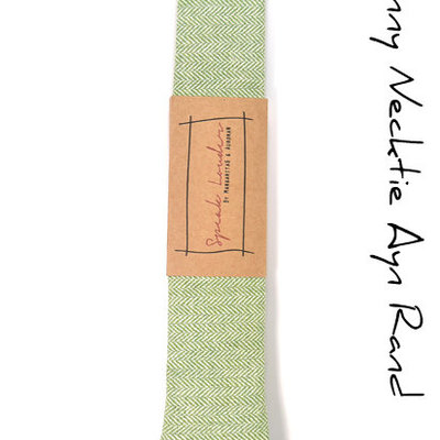 Wedding mens tie skinny necktie  green wool