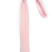 Pink and white stripes necktie - Laid-Back necktie - Thumbnail 2