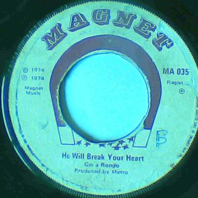Valley of tears/he will break your heart-gene rondo-magnet records-7"-vg