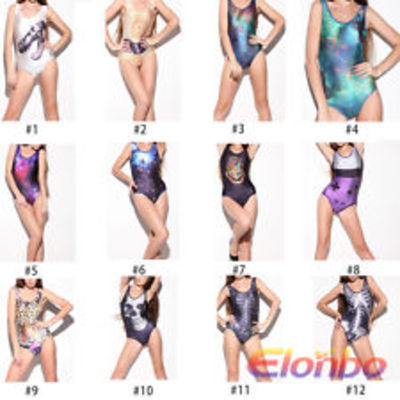  colorful fashion women sexy stretchy bikini swimsuit 