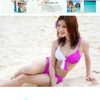 Sexy bikini push up swimsuit Set padded Beach Swimwear - Thumbnail 1