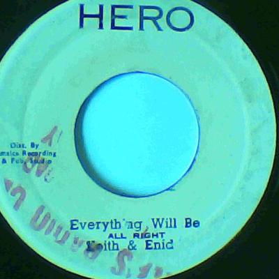 Everything will be all right/worried over you/keith & enid-hero records-7"-vg