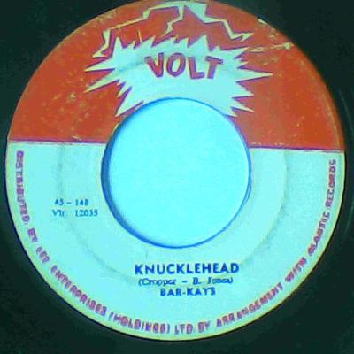 Knucklehead/soul finger-bar kays-volt records-7"-vg