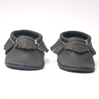 Anchor Grey Moccasins - Thumbnail 2