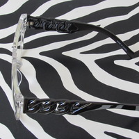 Clear Chain Sunglasses - Thumbnail 1