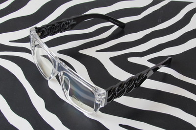 Clear Chain Sunglasses