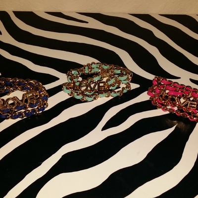 Love chain wrap bracelet