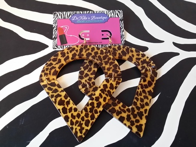 Leopard Print Earrings