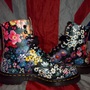 MINT and RARE Vintage 90s Floral Dr Doc Martens - Hippy Meadow Flowers - UK 5*EU 38*US 7-3