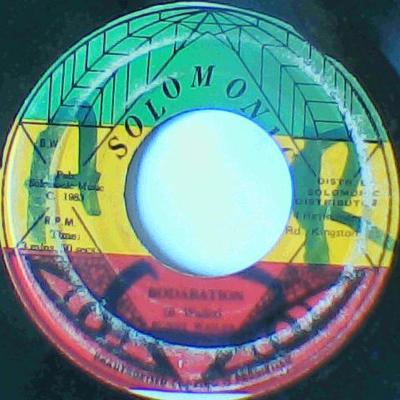 Bodaration/version-bunny wailer-solomonic records-7"-good