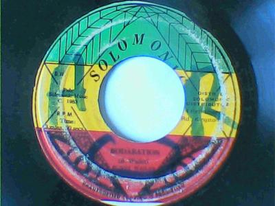 Bodaration/version-bunny wailer-solomonic records-7"-good