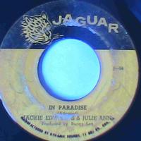 Take Me As I Am/In Paradise-Jackie Edwards/J.Edwards & Julie Ann-Jaguar Records-7"-GOOD - Thumbnail 1