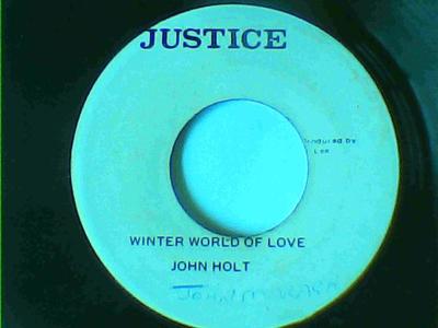 Winter world of love/version-john holt-justice records-7"-good