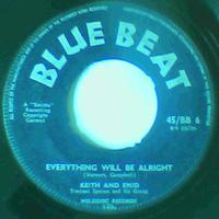 Worried Over You/Everything will Be Alright-Keith & Enid-Blue Beat Records-7"-GOOD - Thumbnail 1