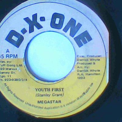 Youth first/version-megastar-d x one records-7"-good