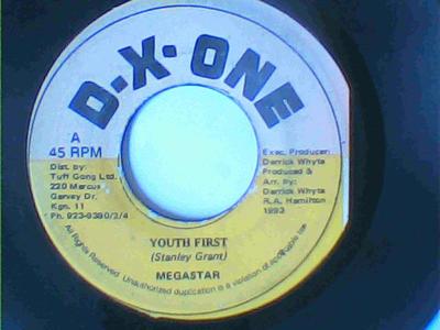 Youth first/version-megastar-d x one records-7"-good