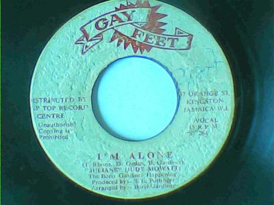 I'm alone/together-juliane(judy mowatt)/the gaytones-gay feet records-7"-good
