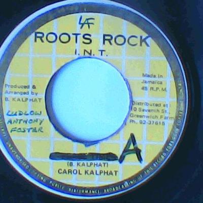 Matrix#2022-a/2022-b(peace time)-carol kalphat-roots rock records-7"-good