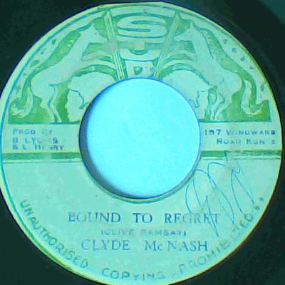 Bound to regret/version-clyde mcnash-stud records-7"-good