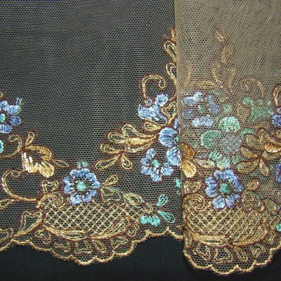 Lace border 136