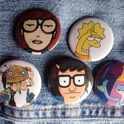 Badass pinback button set - Thumbnail 3